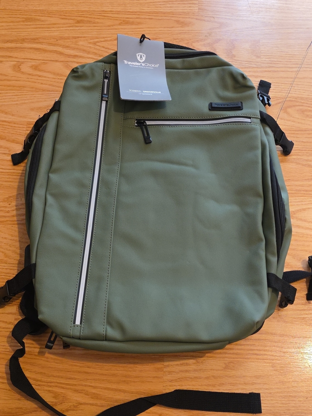 Olive Green Unionville Travel Backpack